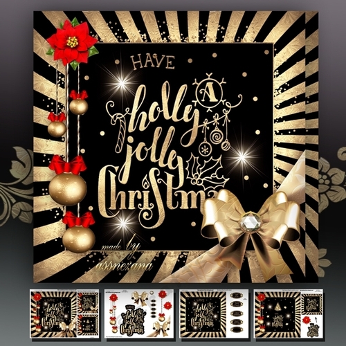 Have a Holly Jolly Christmas Card Mini Kit