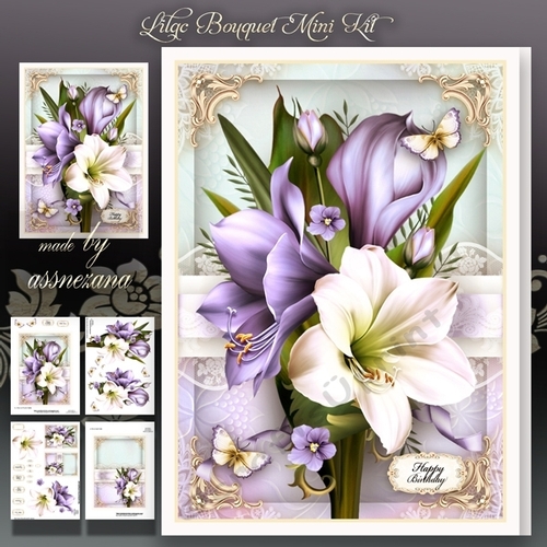 Lilac Bouquet Mini Kit