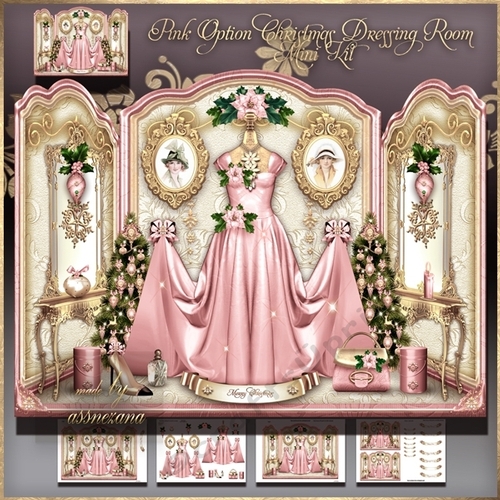 Pink Option Christmas Dressing Room Mini Kit