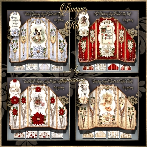 Bumper Kit Shaped Christmas Cards no 2