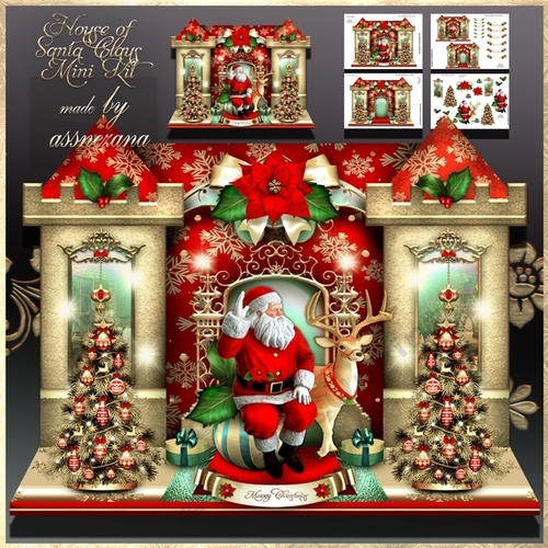 Christmas House of Santa Claus Mini Kit