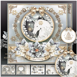 Winter Silver Magic Unicorn Mini Kit