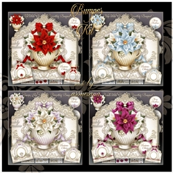 Bumper Kit of Christmas Poinsettia Flowers no 60