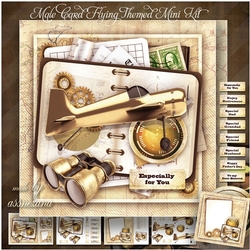 Male Card Flying Themed Mini Kit