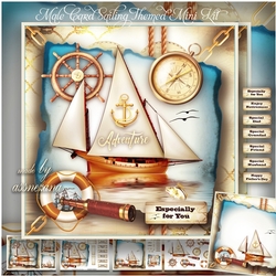 Male Card Sailing Themed Mini Kit