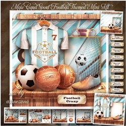 Male Card Sport Football Themed Mini Kit