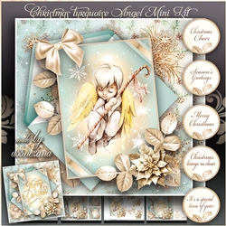 Christmas Turquoise Angel Mini Kit