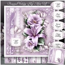 Bouquet Vintage Lilac Mini Kit