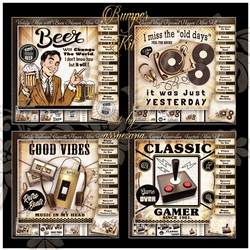 Bumper Kit Male Vintage Cards 2