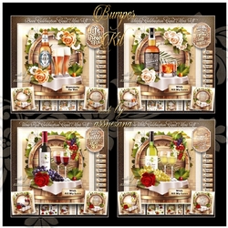 Bumper Kit Male Vintage Cards 3 Celebration Drinks