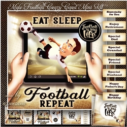cup1098120_1641 - Male Football Crazy Card Mini Kit