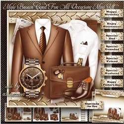 Male Brown Card For All Occasions Mini Kit