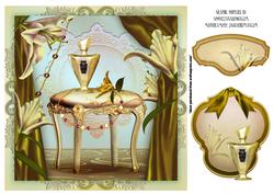 Cream Perfume Card Front