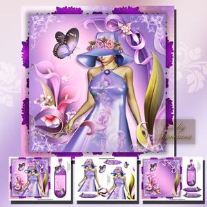 Pink Magic Lady Card Front
