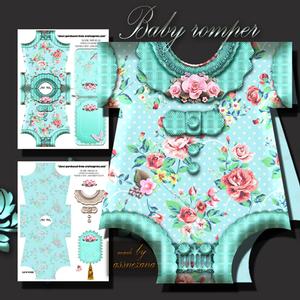 Soft Pastel Silky Baby Romper