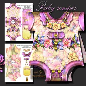 Colorful Silky Baby Romper