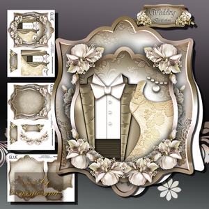 Cream Wedding Invitation