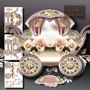 Soft Cream Wedding Invitation