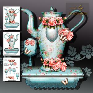 Blue Vintage Teapot