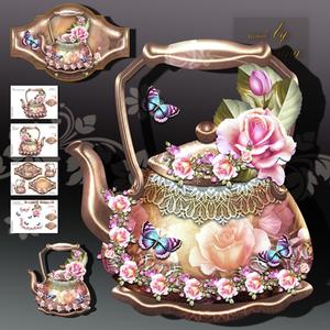 Antique Decorative Teapot