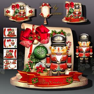 Christmas Nutcracker with Gifts