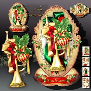 Christmas Trumpet Decoration