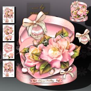 Gift Box with Soft Roses