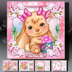 Cute Bunny Card Kit