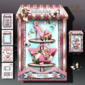 Boutique for Ladies Shaped Card