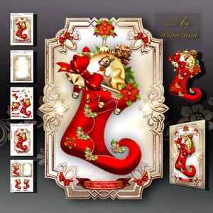 Red Christmas Stocking for Kids