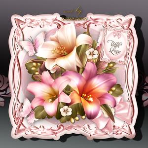 Soft Vintage Flowers Card Kit