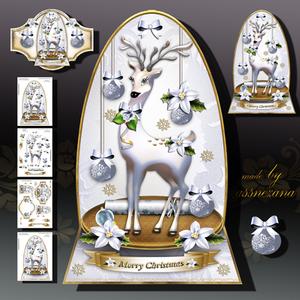 Winter Christmas Deer