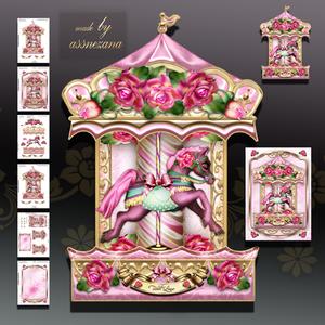 Vintage Rose Carousel