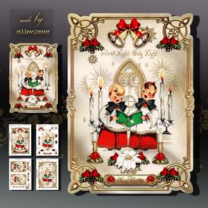 Silent Night Holy Night Card Kit