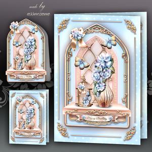 Blue Windows Card Kit
