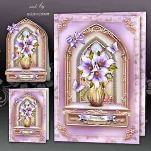 Violet Window Card Kit