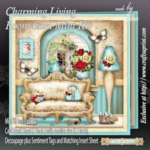 Charming Living Room Card Mini Kit