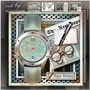 Male Watch Card Mini Kit