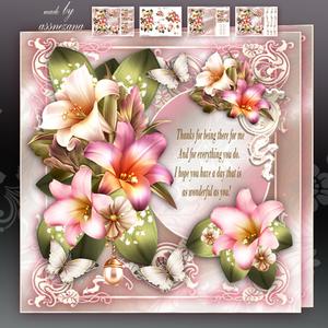 Vintage Lily Bouquet for All Occasion Mini Kit