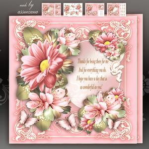 Soft Pink Vintage Bouquet for All Occasion Mini Kit