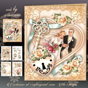 Anniversary Wedding Traditional Card Mini Kit