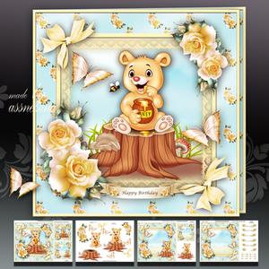 Yummy Cute Bear with Honey Mini Kit