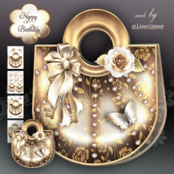 Lace Cream Handbag Mini Kit