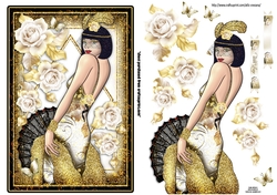 Glitter Flapper Topper
