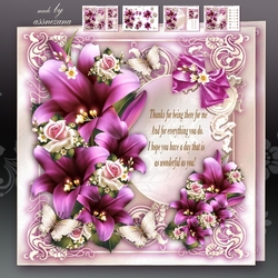 Lily Bouquet for All Occasions Card Mini Kit