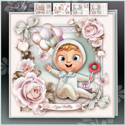 Baby Birthday (Girl, Boy) Card Mini Kit