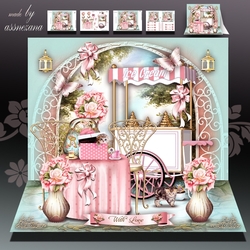Pink Summer Garden Card Mini Kit