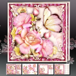 Soft Pink Bouquet Roses Mini Kit