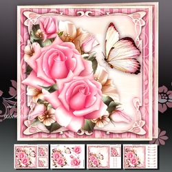 Pink Roses Mini Kit