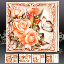 Roses With Calla Lilies Mini Kit